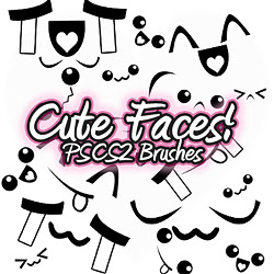 Pinceles de emoticonos Kawaii para Photoshop