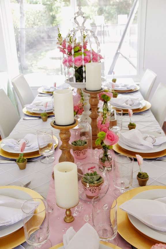 Gold Loves Pink Dinner Party