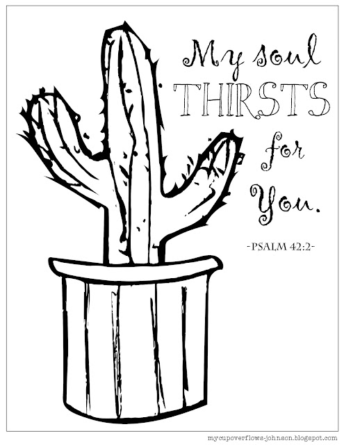 free spring plant coloring pages with Bible verses