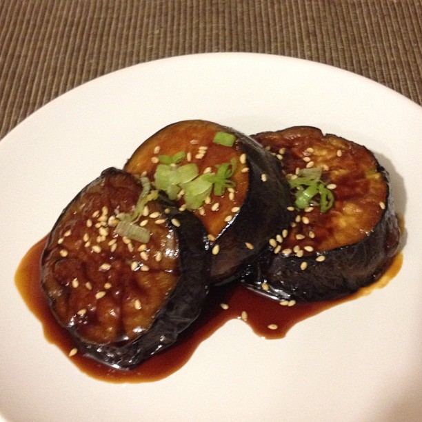 Poppin' kitchen Teriyaki eggplant