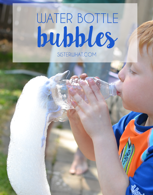 Water Bottle Bubbles Sisters, What!