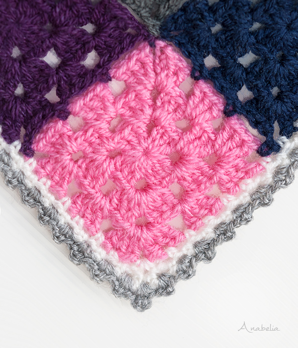 Cosy and Colorful Granny Squares Crochet Blanket by Anabelia Craft Design Cosy and Colorful Granny Squares Crochet Blanket by Anabelia Craft Design