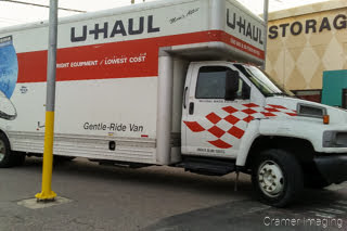 Photo of a do-it-yourself moving company truck by Cramer Imaging