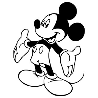 20 Sketsa Mewarnai Gambar Kartun Mickey Mouse Lucu