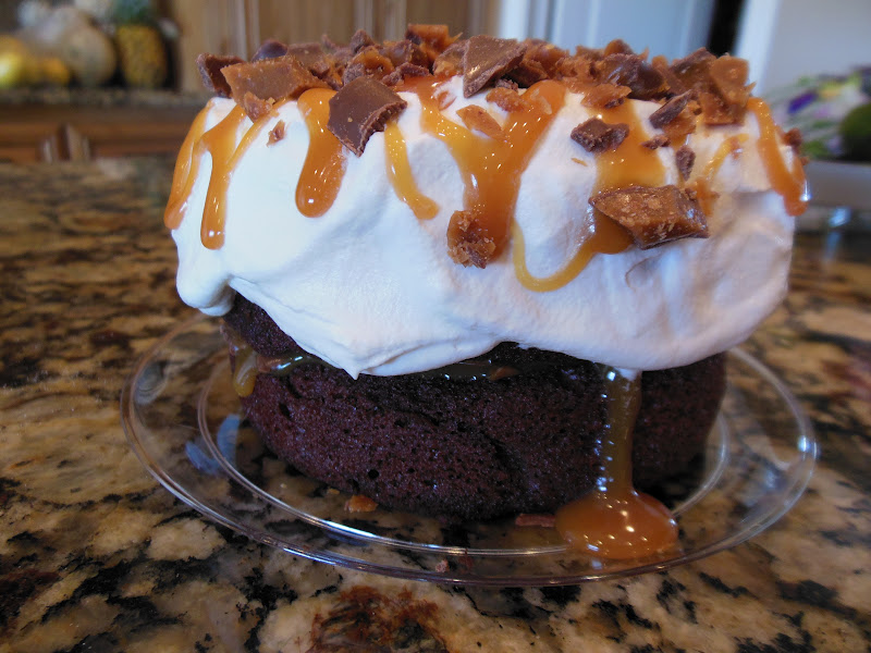 ALL THINGS DELICIOUS Skor Bar Cake a.k.a. Better Than Anything Cake