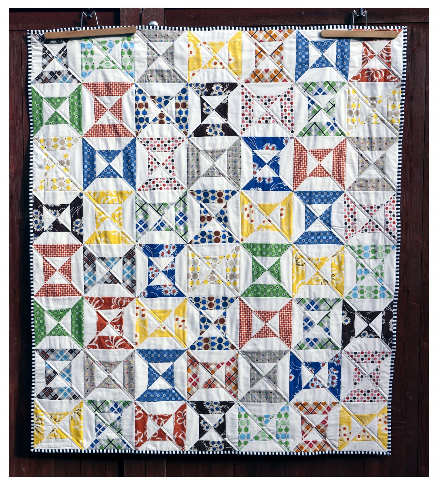 needles and lemons: Katie Jump Rope - a finished quilt
