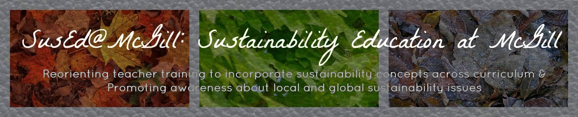 SusEd@McGill: Sustainability Education at McGill