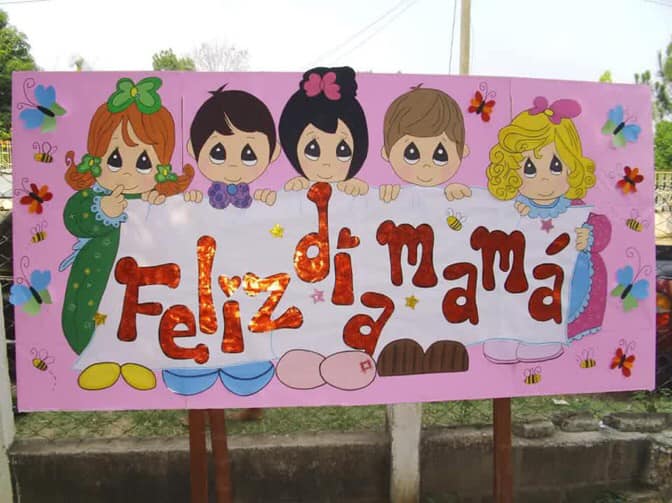 Bellos diseños para la decoracion de tu mural por el dia de la madre