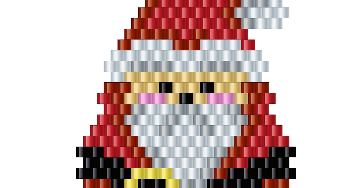 Brick Stitch Bead Patterns Journal Free Christmas Santa Claus Beaded