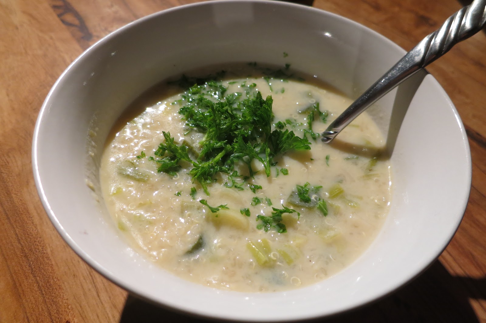 Eating for Healing Chicken Soup With Leeks and Lemon