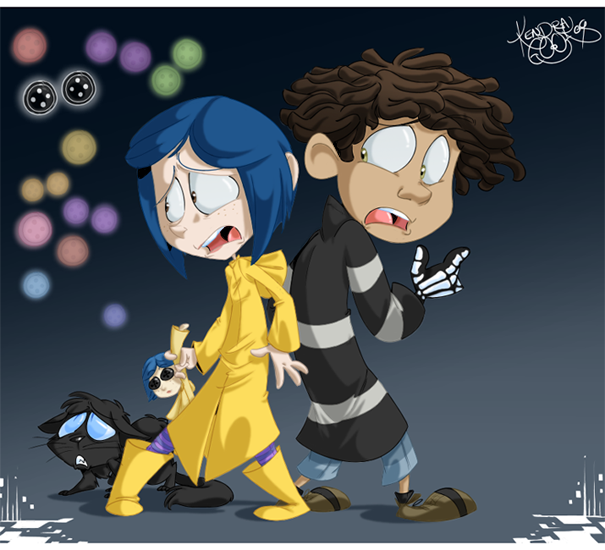 Коралина в стране кошмаров заки. Коралина и заки. коралина и заки шип. coraline wybie.