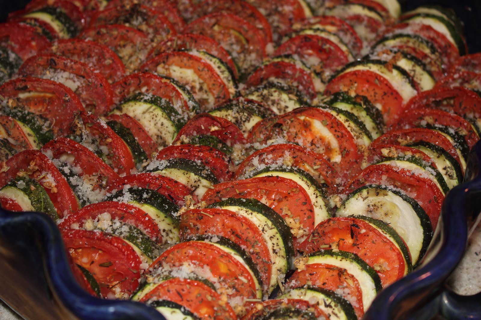 Charlotte & Spice: Zucchini and Tomato au Gratin