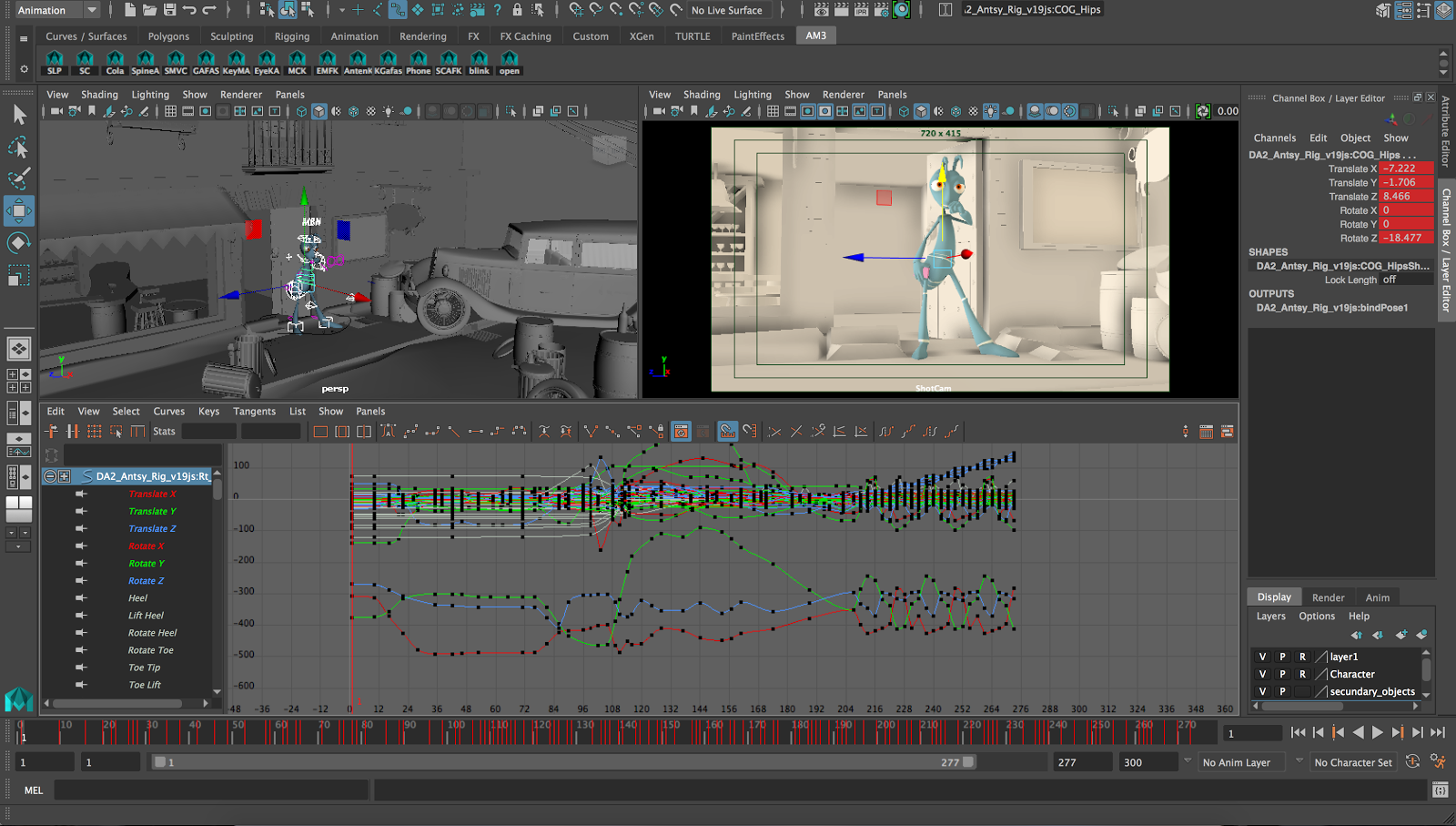 My Experience in Computer Animation: Portfolio 2 / 3D Animation -1604