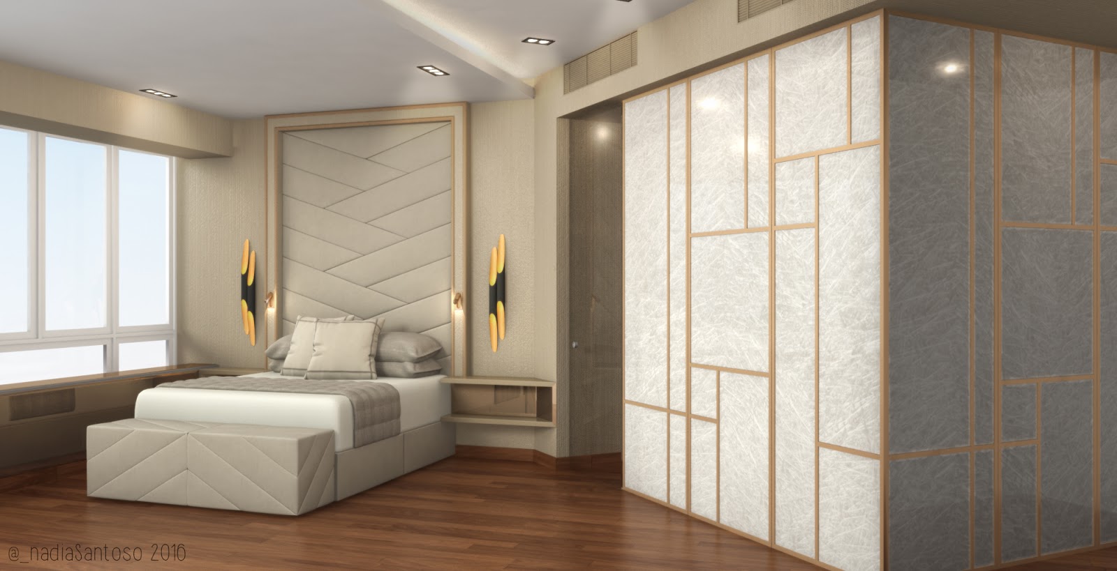 bedside downlights