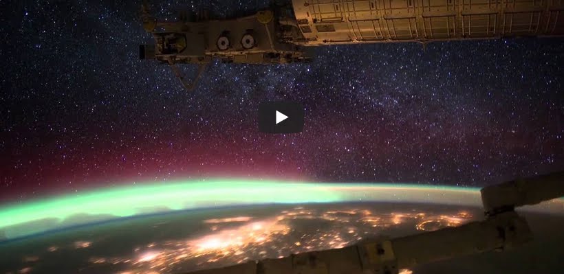 Aurora boreale, incredibili immagini NASA dalla Stazione Spaziale.