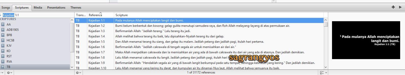mr.sagrang Download Alkitab Bahasa Indonesia Untuk EasyWorship 6
