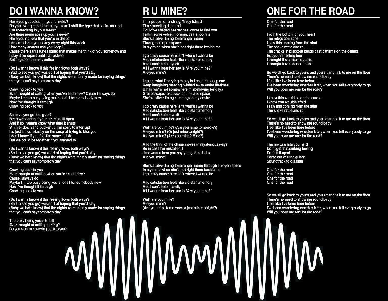 Arctic Monkeys Only Ones Who Know Lyrics