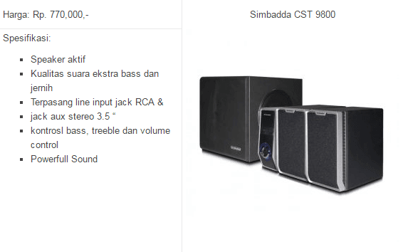 speaker aktif simbadda paling bagus murah berkualitas speaker aktif simbadda paling bagus murah berkualitas