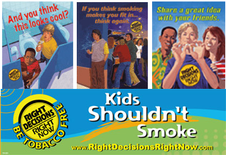 Free Kids Shouldn't Smoke resources Image: Free Kids Shouldn't Smoke resources