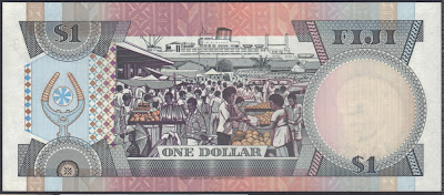 Fiji 1 Dollar 1993 P# 89