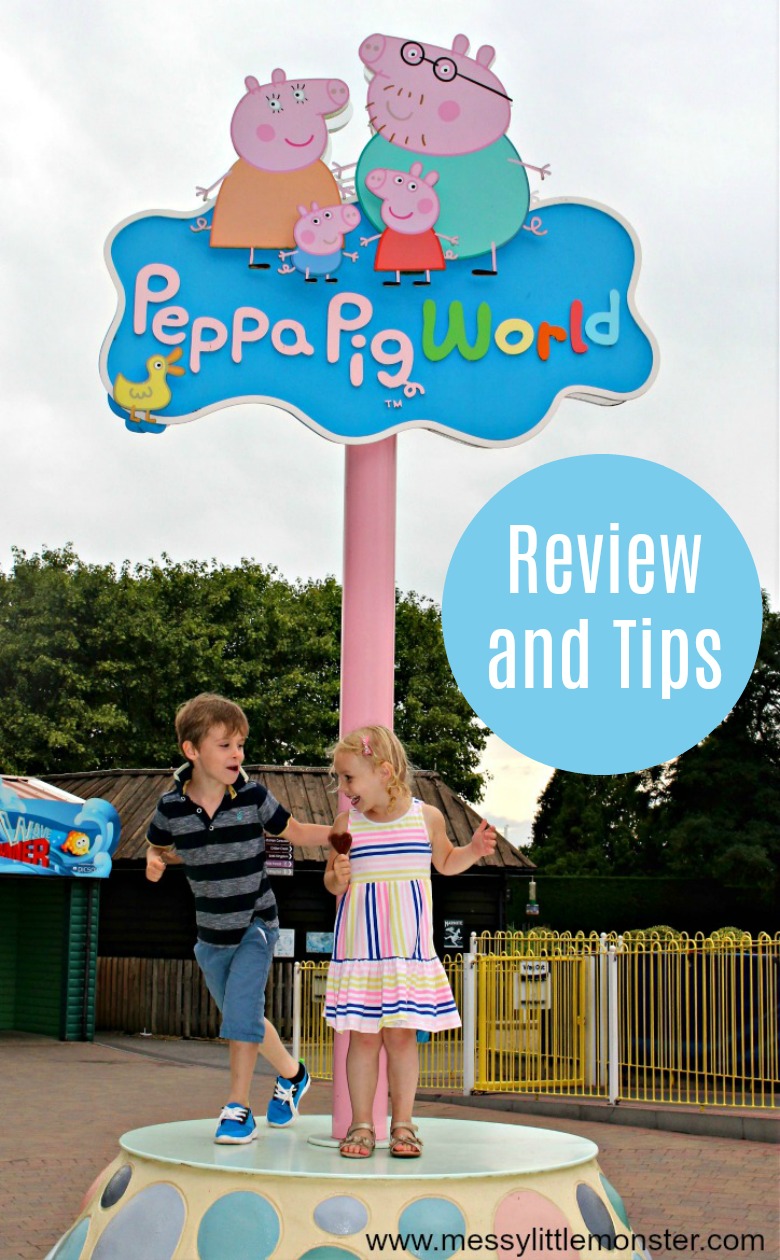 Peppa Pig World Review - Paultons Park Family Theme Park, UK. Review and tips for a day out with kids at Peppa Pig World.
