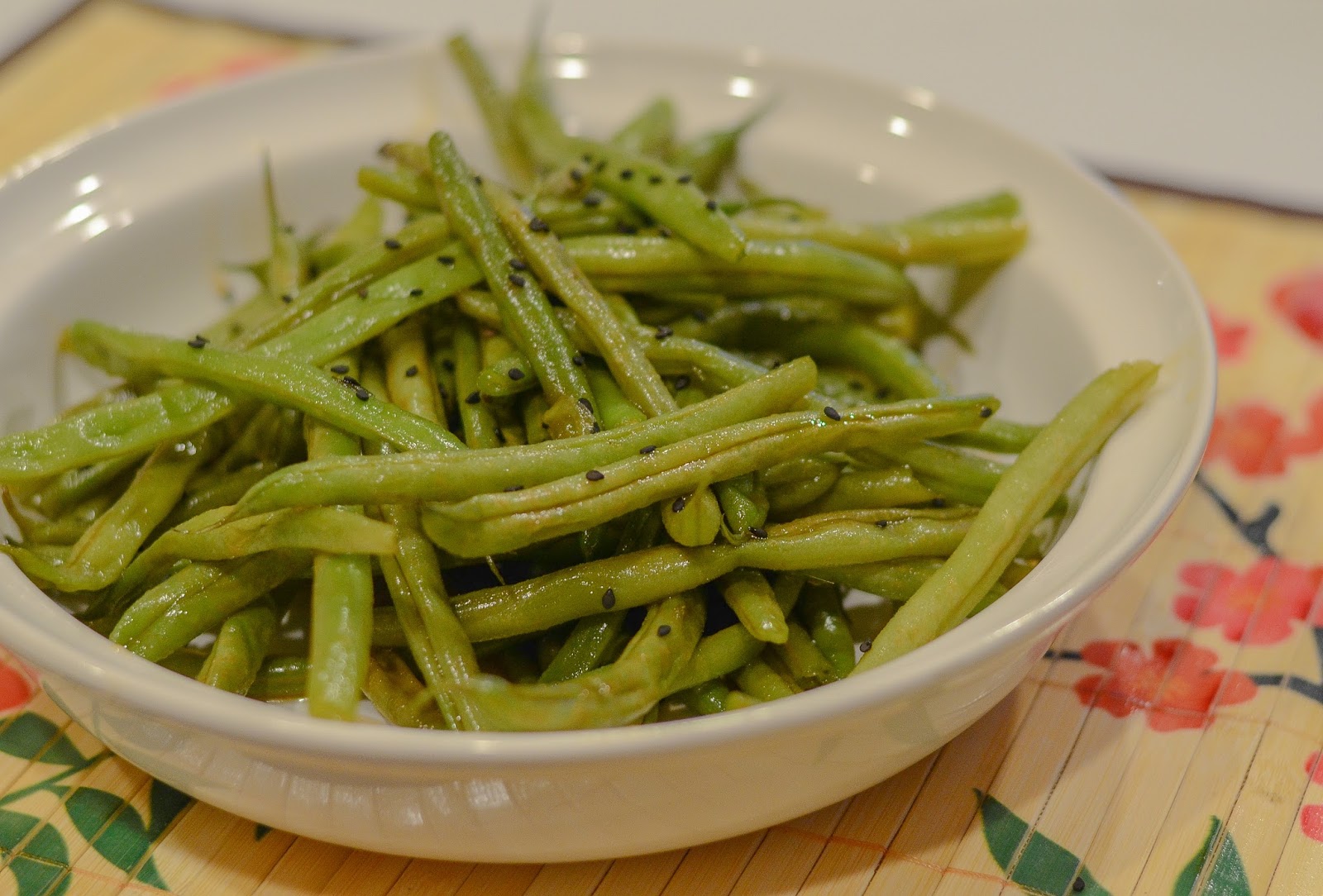 Organically Paleo Sweet and Spicy Green Beans