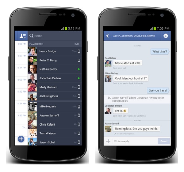 Facebook Messenger untuk Android Dirilis dengan Desain Baru dan Kemampuan SMS