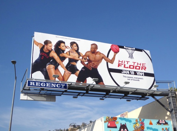 Hit the Floor season 3 billboard Sunset Strip Hit the Floor season 3 billboard