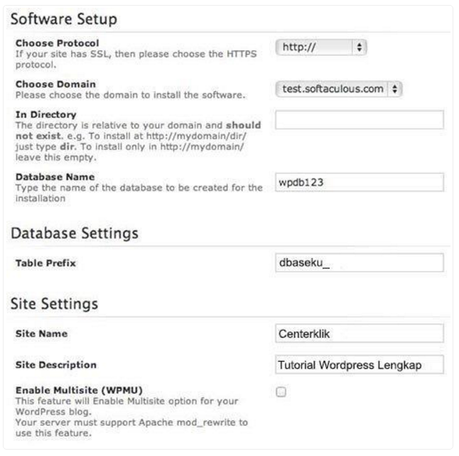 Having site name