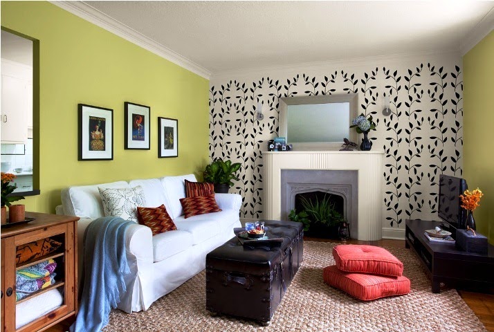 Paint Color  Ideas  for Living  Room  Accent Wall