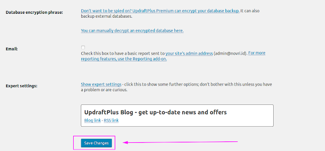 Cara Backup WordPress Menggunakan Plugin UpdraftPlus