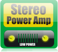 Stereo Low power audio amplifier