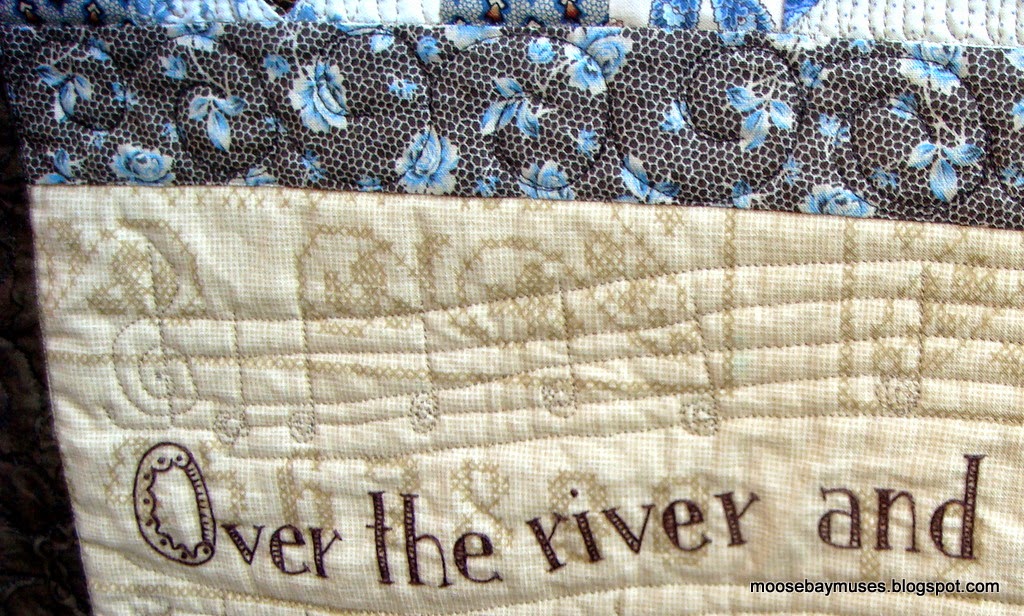 Over the River and Through the Woods quilt