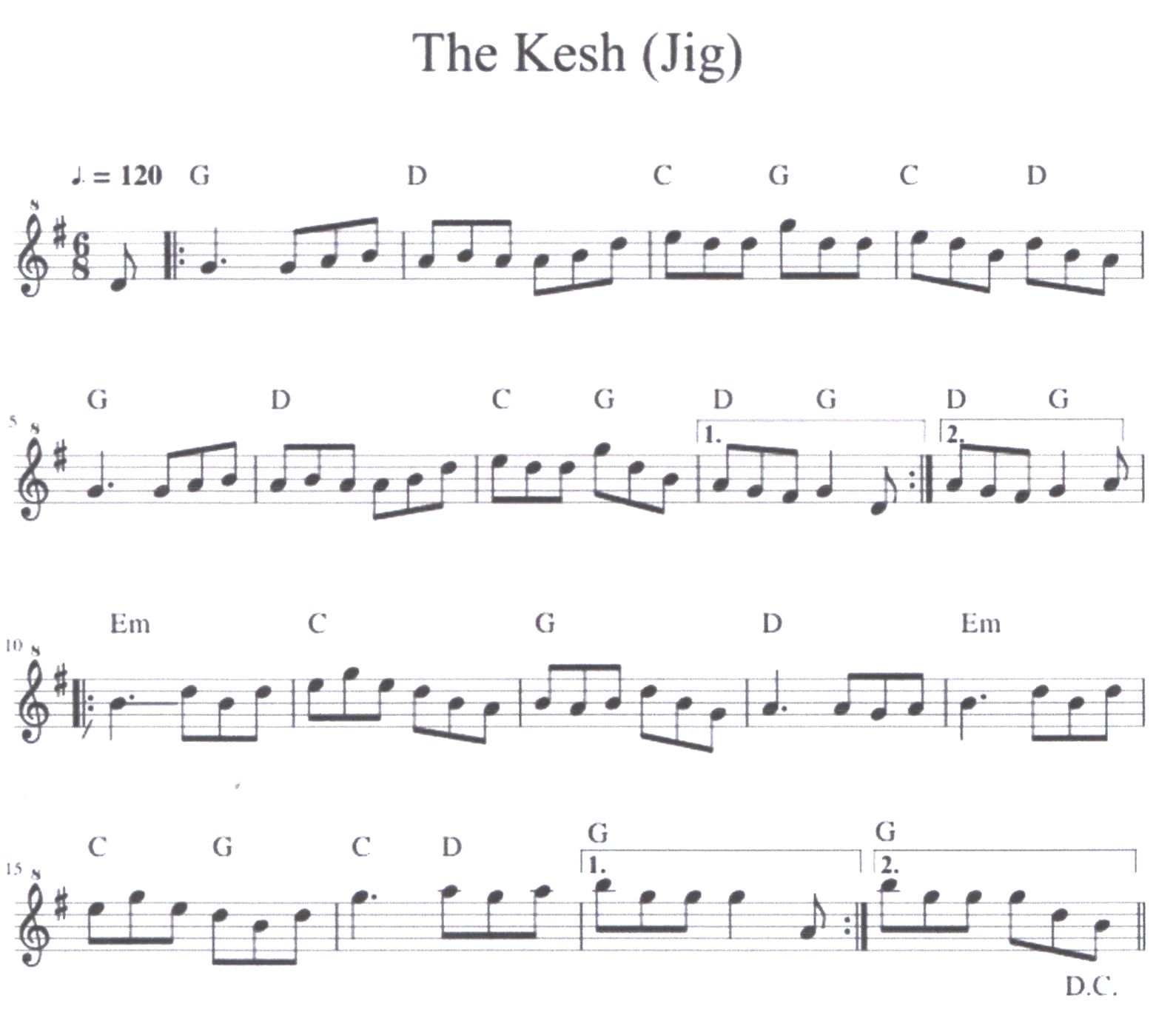 Harmonica Comté Kesh Jig