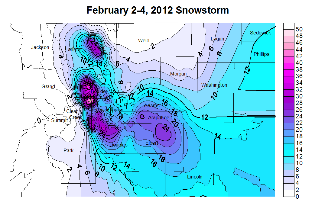 Community Collaborative Rain, Hail & Snow Network: Denver's record snow