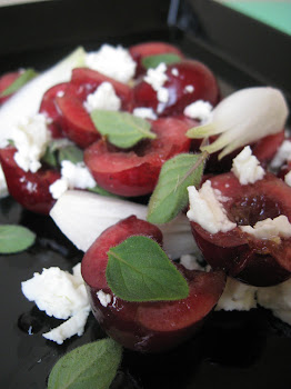 cherry, oregano & feta salad