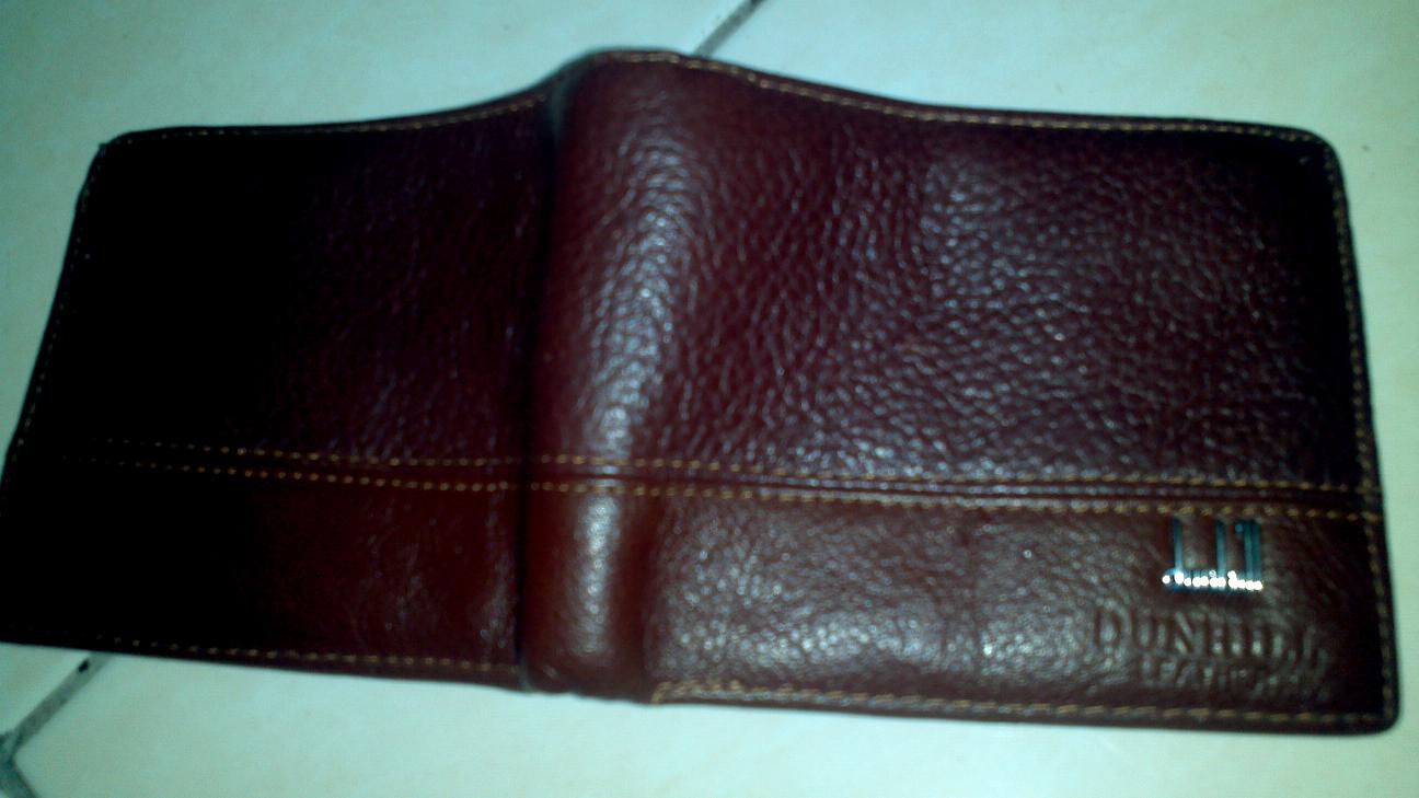 RaREtrO Collection: DUNHILL BROWN LEATHER WALLET 1