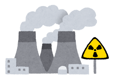 原子力発電所のイラスト