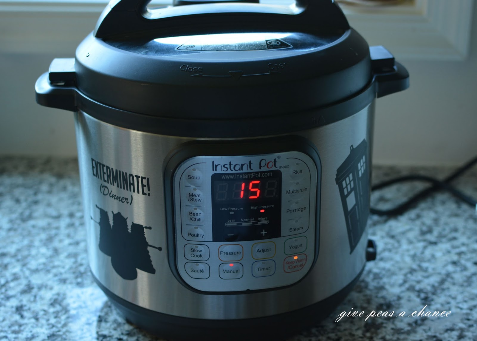 Give Peas a Chance Curry Chickpeas (Pressure Cooker)