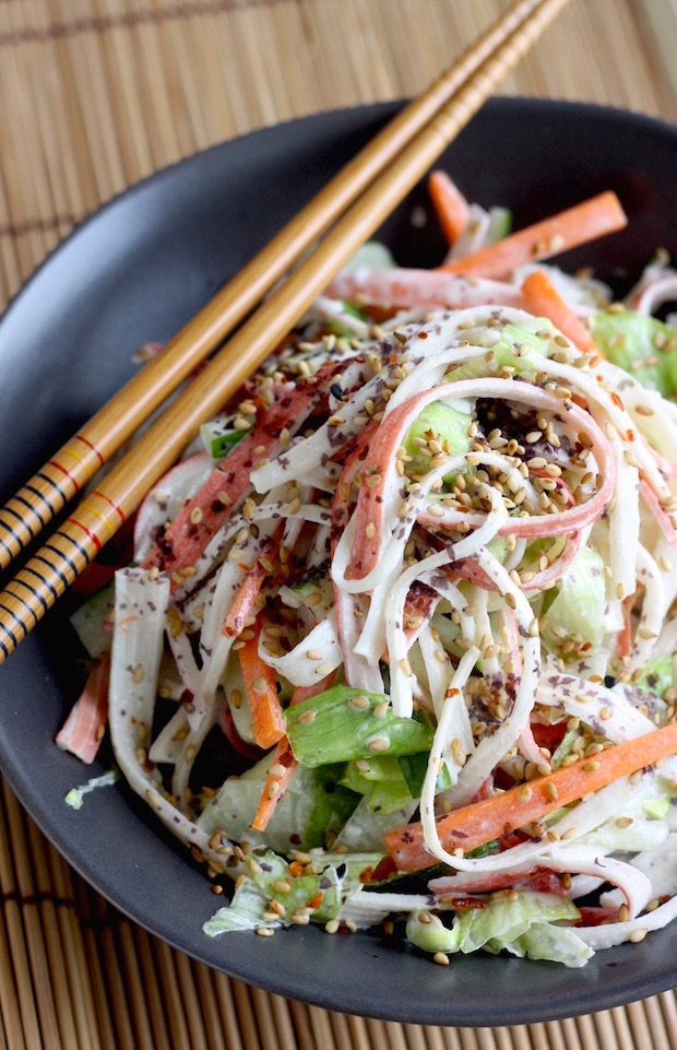 Kani Salad by SeasonWithSpice.com