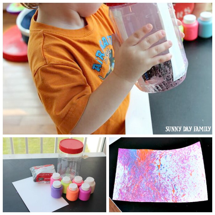 Shake It Up! No Mess Painting Activity for Preschoolers Sunny Day Family