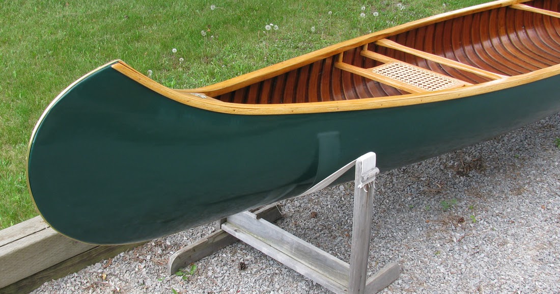 Old town wood and canvas canoe Wooden boat plans book