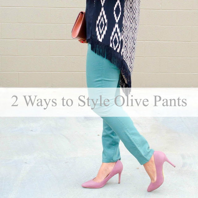 ACT Style Blog: 2 Ways to Style Olive Pants