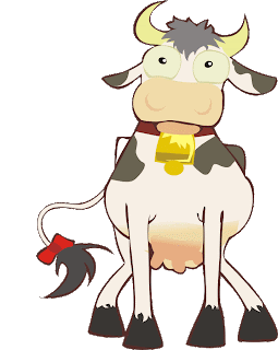 Resultado de imagen de gifs animados vacas