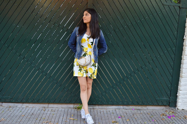 Zaful Summer Dress with Lemon Print 3