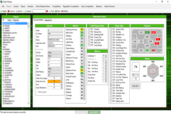 PES 2018 Peseditor PES 2018 Peseditor