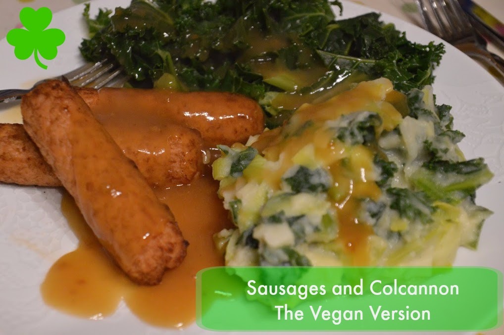 , Sausages and Colcannon- The Vegan Version