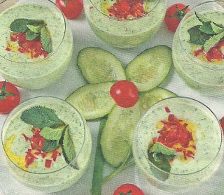 Огуречный летний суп Необходимые продукты и описание приготовления
