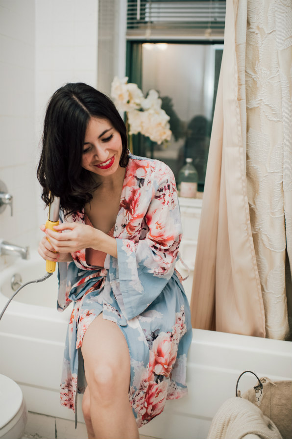 Getting ready for a date Getting ready for a date
