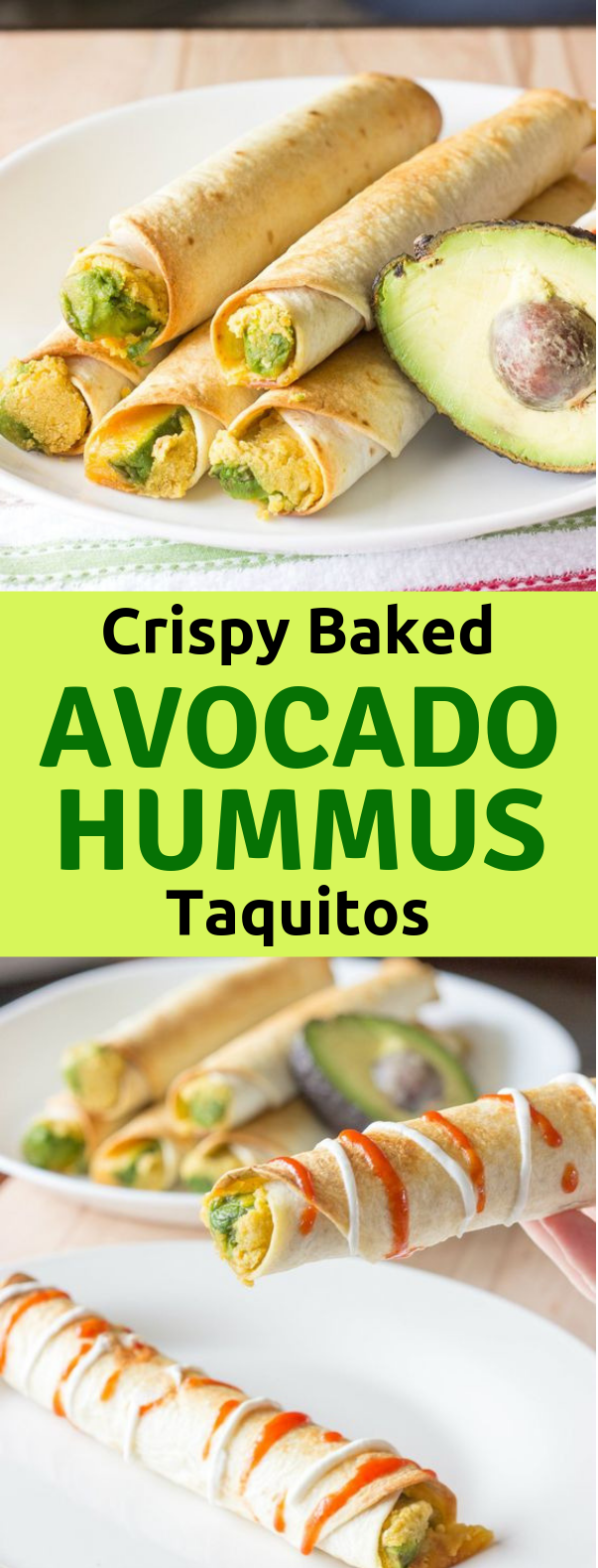 AVOCADO HUMMUS TAQUITOS #Hummus #Vegetarian AVOCADO HUMMUS TAQUITOS #Hummus #Vegetarian